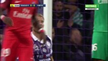 1-0 Yann Bodiger Goal & Serge Aurier RED CARD - Toulouse 1-0 Paris SG 23.09.2016 HD