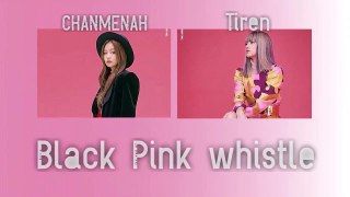 Black pink Whistle Cover