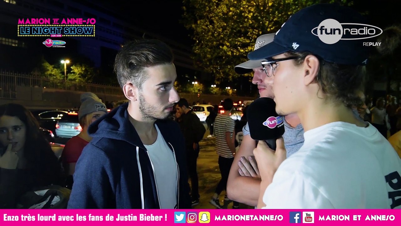 Enzo très lourd avec les fans de Justin Bieber ! - Marion et Anne-So