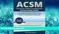 Popular Book ACSM Personal Trainer Certification Review Study Guide: Certified Personal Trainer