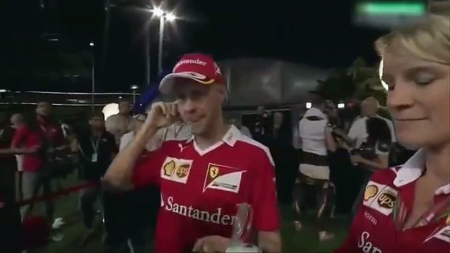 Sky F1: Sebastian Vettel Post-Race Interview (2016 Singapore Grand Prix)