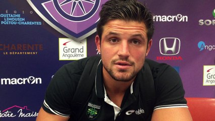 Gautier Gibouin (Montauban) après la victoire du SA XV