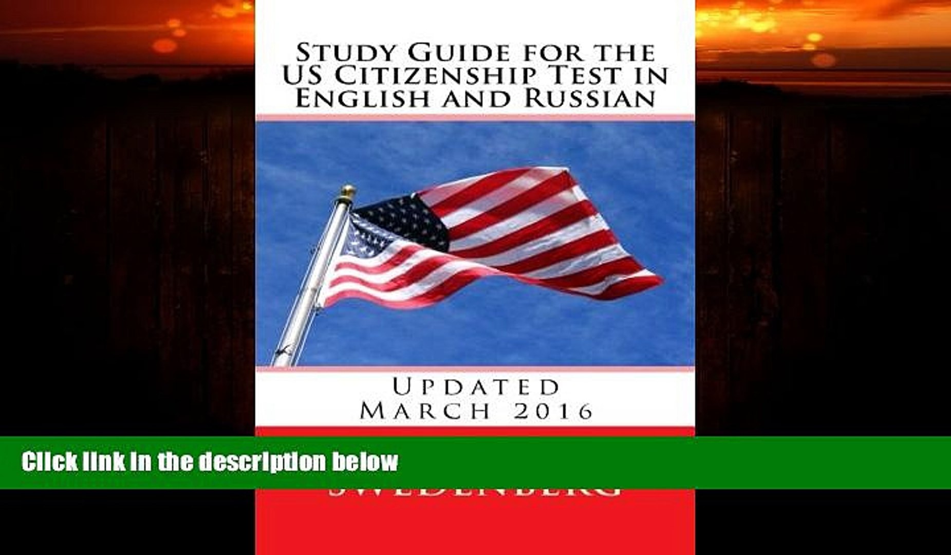 Big Deals  Study Guide for the US Citizenship Test in English and Russian: Updated March 2016