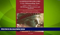 Big Deals  U.S. Citizenship Test (Chinese - English) 100 Bilingual Questions and Answers (Chinese
