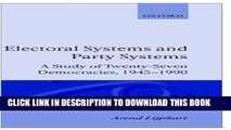 [PDF] Electoral Systems and Party Systems: A Study of Twenty-Seven Democracies, 1945-1990