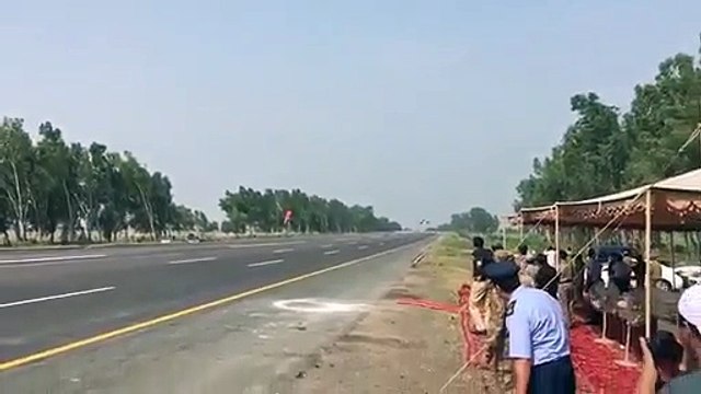 PAF Mirage On M-2 Motorway during PAF's Highmark