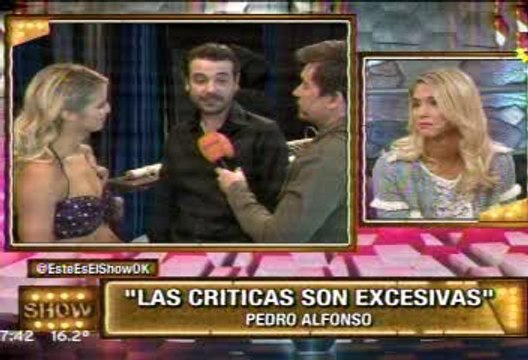 Pedro en back de Bachata en Este es el Show - 23 de Septiembre