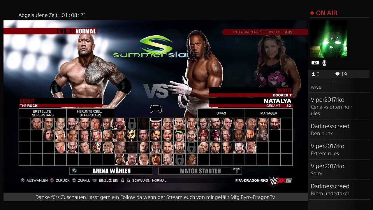 GER/Pyro-DragonTv WWE 2k15 Spezialabend Zuschauer Events bis 3Uhr (20)