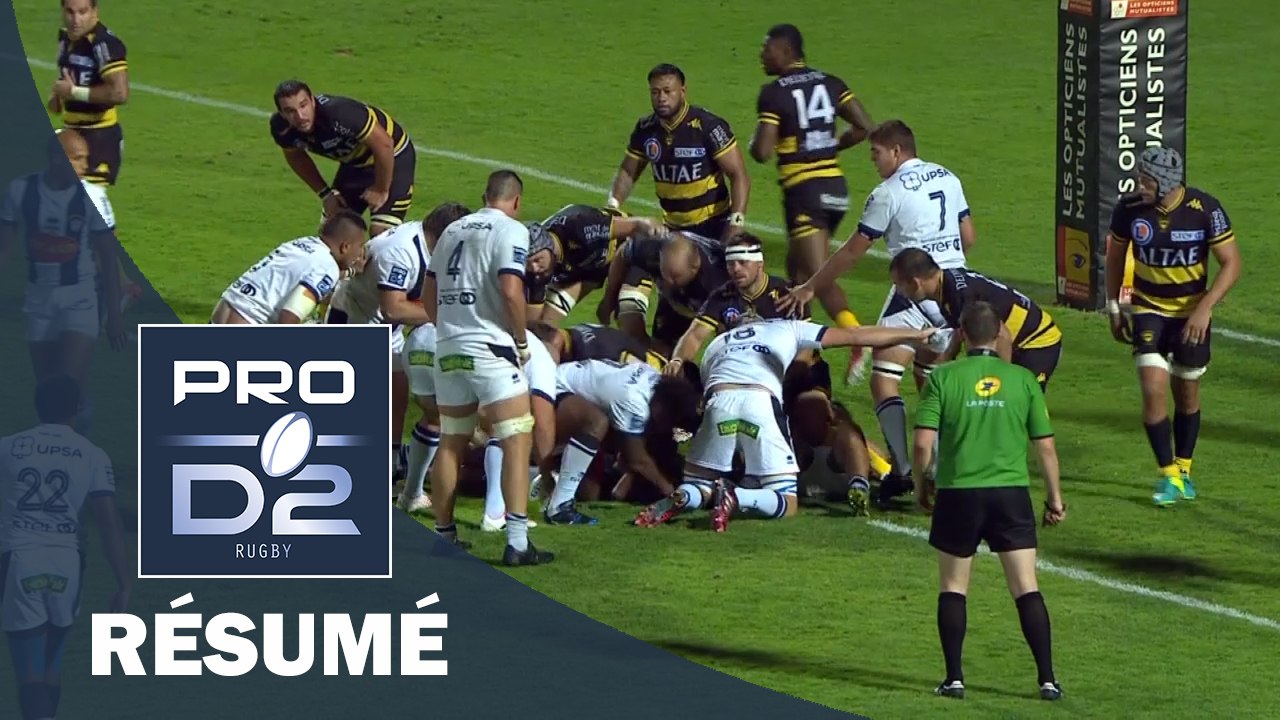 PRO D2 - Résumé Mont-de-Marsan-Agen: 21-23 - J05 - Saison 2016/2017