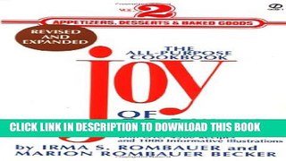 New Book The Joy of Cooking: Volume 2: Appetizers, Desserts and Baked Goods