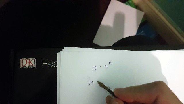 a^x differentiated, implicit differentiation version