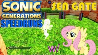 Sonic Generations Hack | Sea Gate Speedrun 0:46.54