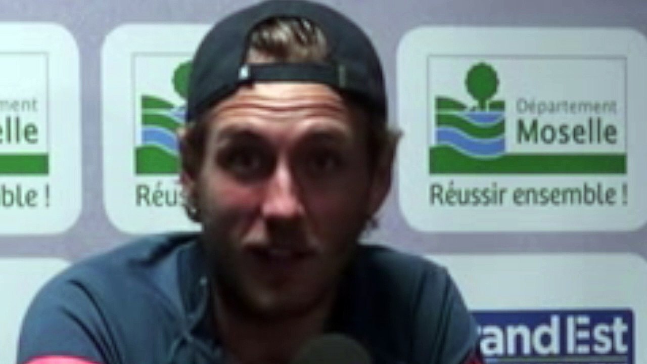 Moselle Open 2016 - Lucas Pouille : "Avec David Goffin, on est amis, nos femmes aussi"