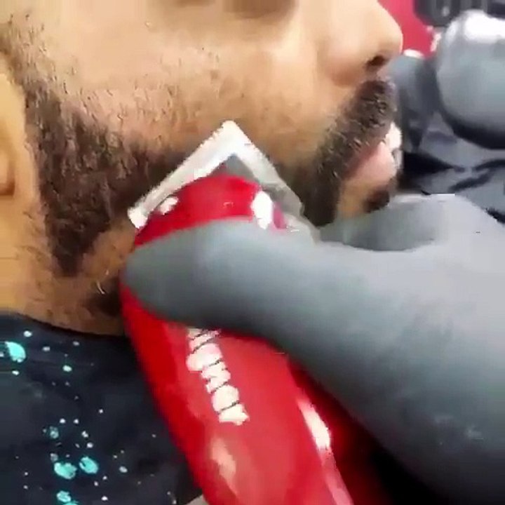 Unreal faded beard