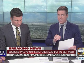 PD: 4 Phoenix officers under investigation after forcing man to eat marijuana