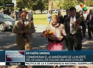 Conmemoran 40 años del asesinato de excanciller chileno Letelier