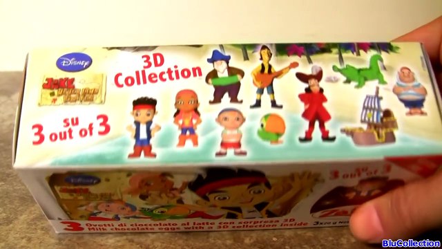 Jake and the NeverLand Pirates Surprise Eggs 3D Zaini same as Chocolate Kinder egg Surprise
