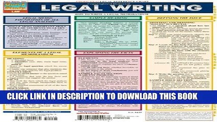 [PDF] Legal Writing (Quickstudy: Law) Full Online