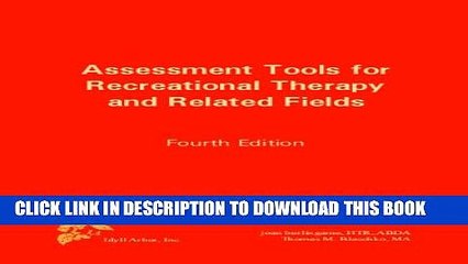 [PDF] Assessment Tools for Recreational Therapy and Related Fields Popular Collection