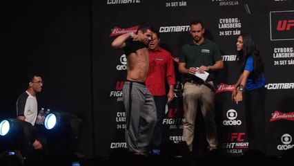 The stars of UFC Fight Night 95 face off for fans