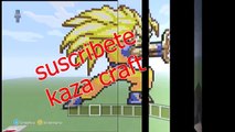 Minecraft Pixel art: Goku Dragon ball Z (Kakaroto) Tutorial en español