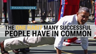 The one habit many successful people have in common