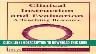 [PDF] Clinical Instruction and Evaluation: A Teaching Resource Full Online[PDF] Clinical