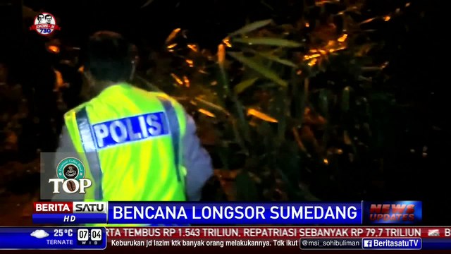 Longsor Susulan Kembali Tutup Jalur Cadas Pangeran