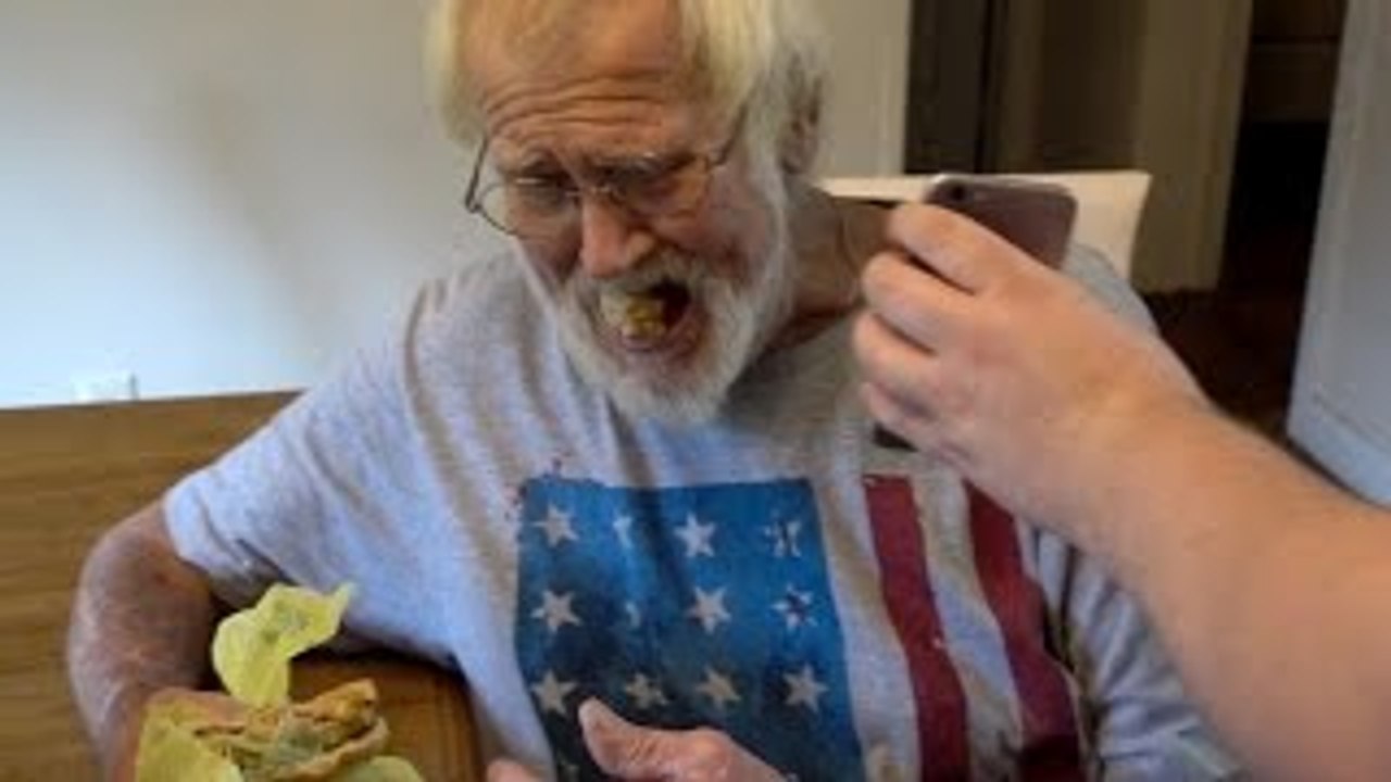 ANGRY GRANDPAS TAINTED MCCHICKEN PRANK!