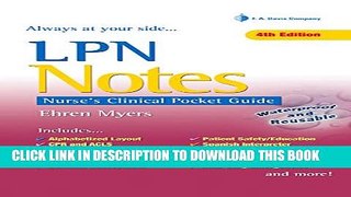 [PDF] LPN Notes: Nurse s Clinical Pocket Guide Full Online