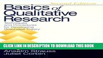 [PDF] Basics of Qualitative Research: Techniques and Procedures for Developing Grounded Theory