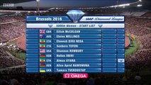 5000m F - DL Bruxelles, 09 septembre 2016 (Ayana 14'18''89, record du meeting)
