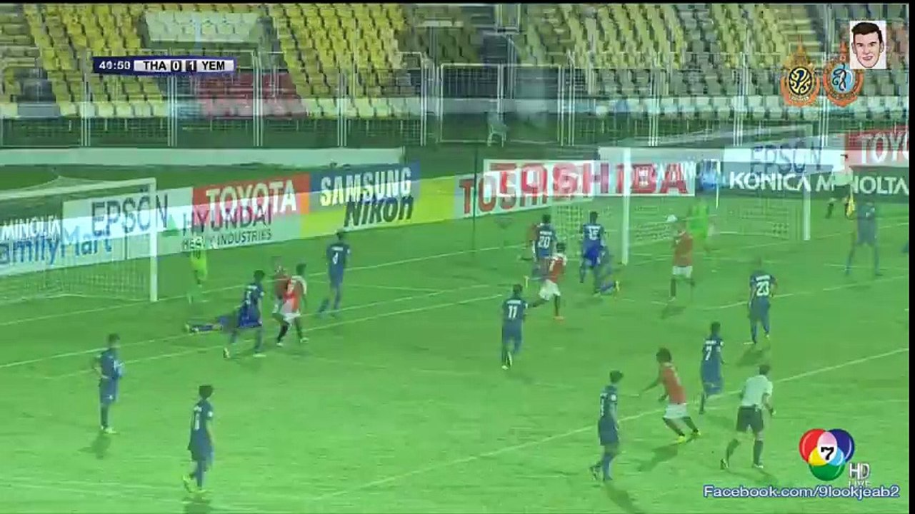 คลิปไฮไลท์ชิงแชมป์เอเชีย U-16 ทีมชาติไทย 1-1 เยเมน Thailand 1-1 Yemen