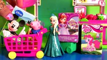 Disney Frozen Elsa Shopping Surprise Eggs & Toy Surprise Boxes from Sofia, My Little Pony