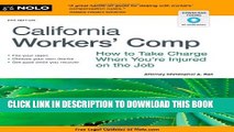 [PDF] California Workers  Comp: How To Take Charge When You re Injured On The Job Popular Colection