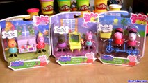 Play Doh Peppa Pig Birthday Cake Party, Bicycling Painting Together by Blu Toys Surprise juegos