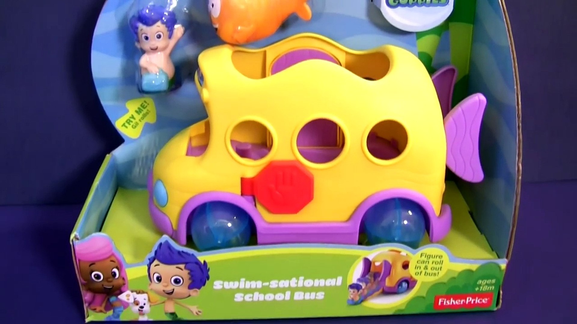 bubble guppies swim sational school bus