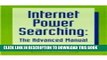 [Read PDF] Internet Power Searching: The Advanced Manual Download Free