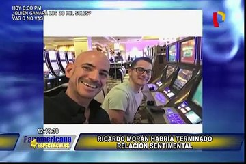 ¿Ricardo Morán terminó su relación sentimental?