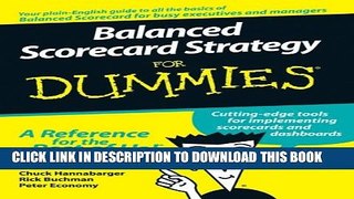 [PDF] Balanced Scorecard Strategy For Dummies Full Collection