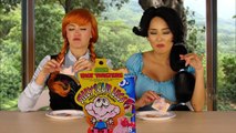 Anna vs Jasmine Pop Tart Challenge. DisneyToysFan.