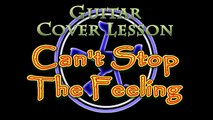 CAN'T STOP THE FEELING! (Justin Timberlake) 16th Strum Guitar Chord Chart with Lyrics