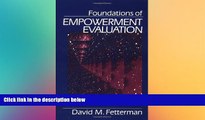 Big Deals  Foundations of Empowerment Evaluation  Best Seller Books Most Wanted