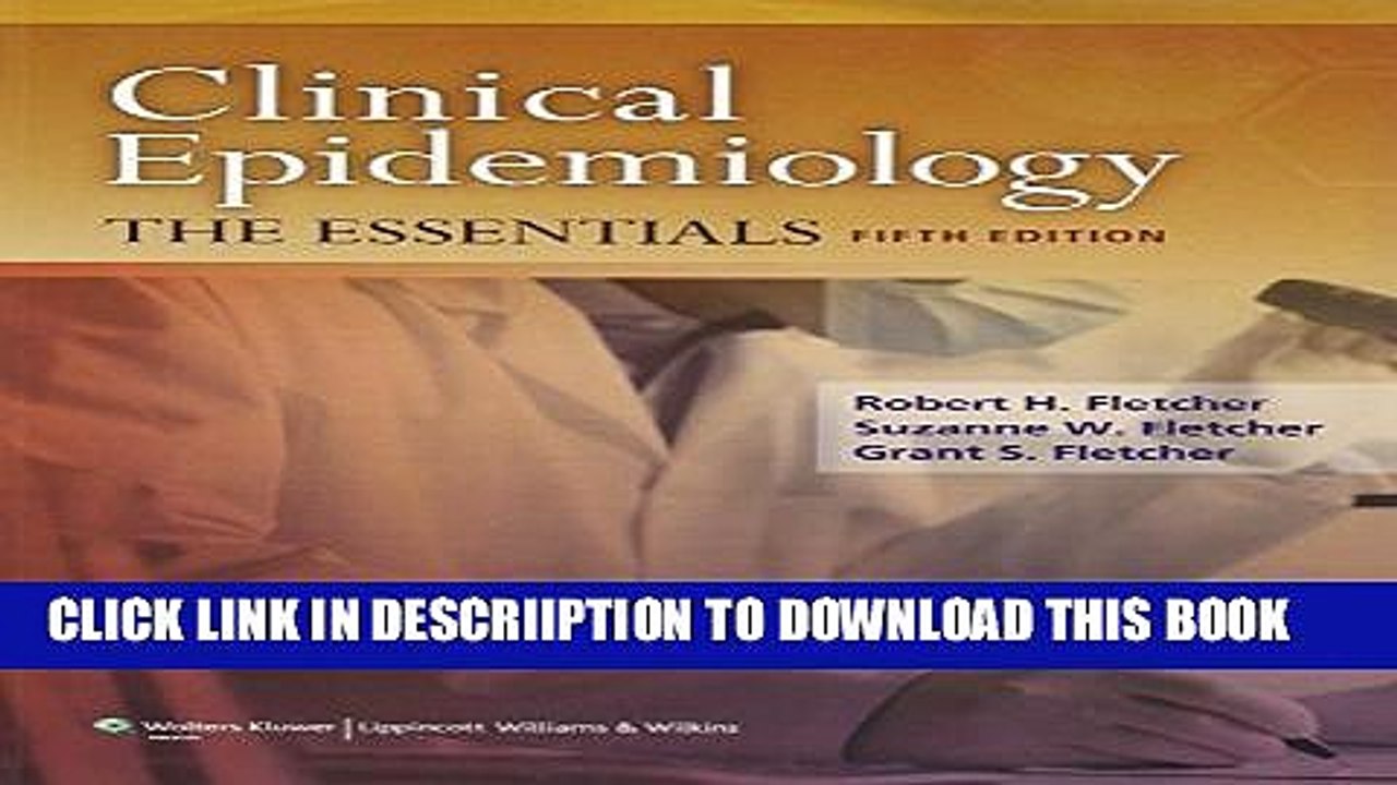 [PDF] Clinical Epidemiology: The Essentials Full Colection
