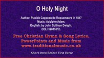 O Holy Night - Christmas Carols Lyrics & Music - YouTube