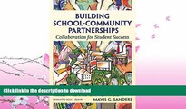 FAVORITE BOOK  Building School-Community Partnerships: Collaboration for Student Success FULL