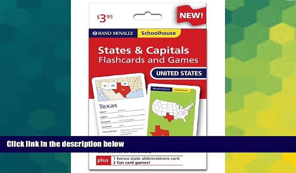 Must Have PDF  Rand Mcnally Schoolhouse U.s. States   Capitals Flashcards And Games  Best Seller