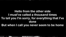 Adele - Hello (Lyrics Video) (Cover)-Sff7zkAmVmE-HQ