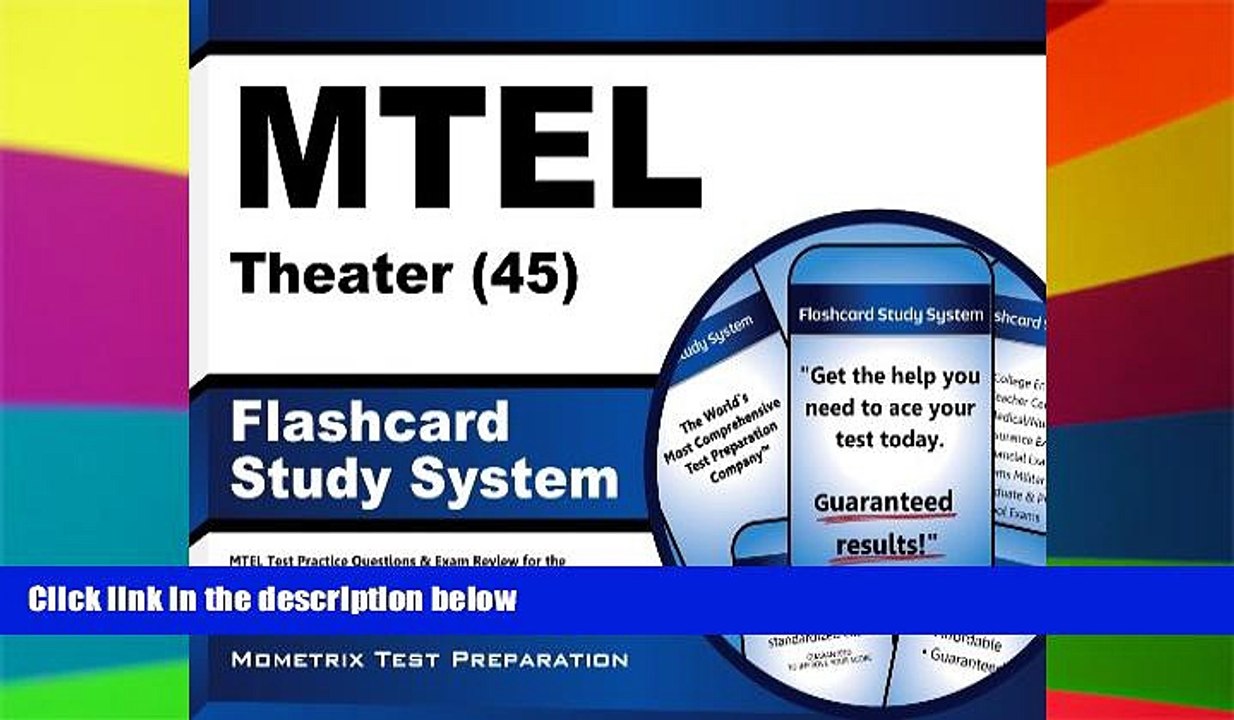 Big Deals  MTEL Theater (45) Flashcard Study System: MTEL Test Practice Questions   Exam Review