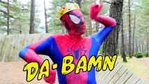 Spiderman vs Police Wanted Dead or Alive! w_ Harley Queen, Frozen Elsa &  part 2